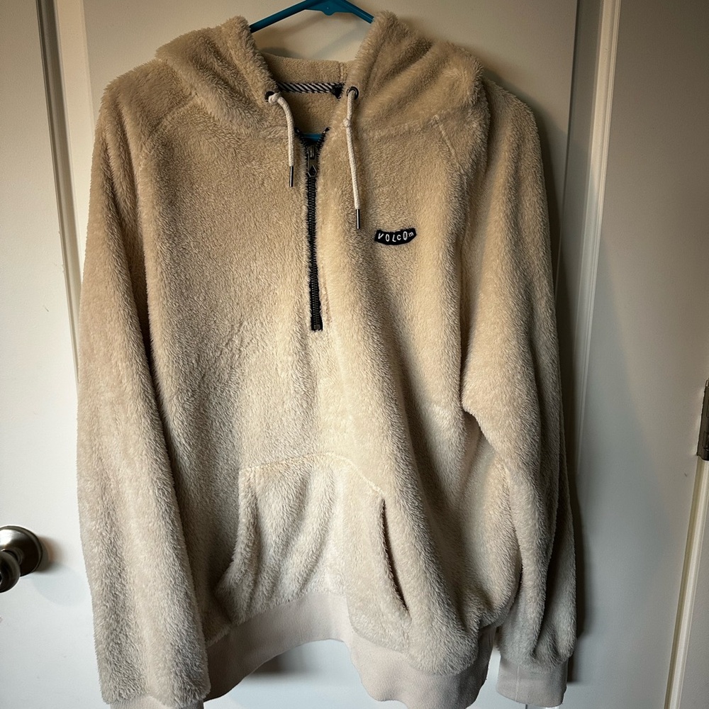 Volcom Snugz N Hugz Cream Hoodie